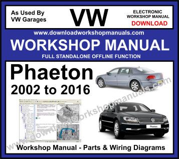 Vw Phaeton Repair Manual